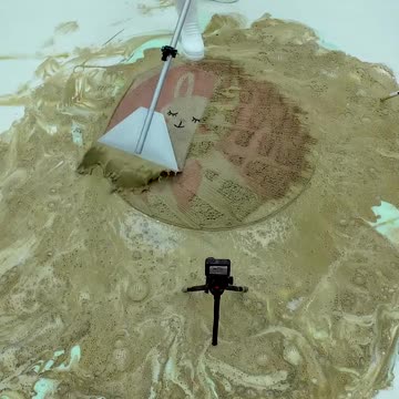 Surprise In The Mud - Sweet Cat Carpet Cleaned - Satisfying Video, ASMR Carpet Cleaning #shorts