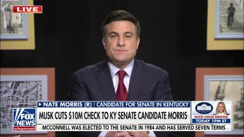 📌 Elon Musk backs 2026 Kentucky US Senate candidate Nate Morris