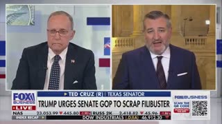 Senator Ted Cruz confirms, “the votes are not there to end the filibuster.”