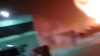 Massive explosion in a chemical plant in Ezeiza, outskirts of Buenos Aires, Argentina