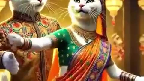 funny dance cat