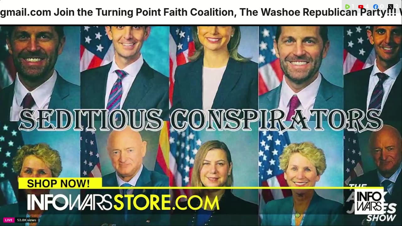 Alex Jones, Info Wars. 11/30/2025