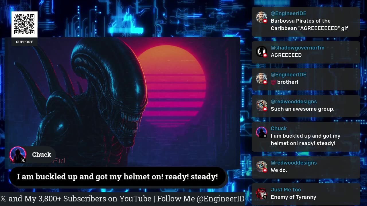 CircuitsFM Live | Alien Universe: 1979–1986 | Dark Sci-Fi Synthwave • Metal Outrun • Cinematic Darkwave