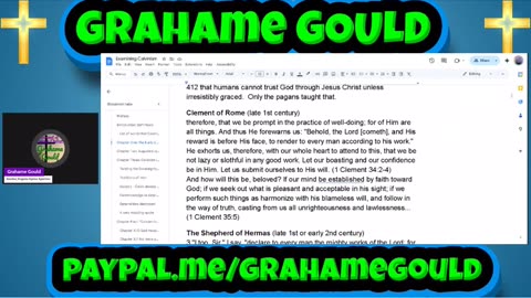 The Early Church hated Calvinism