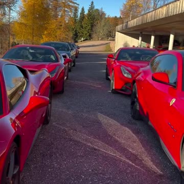 Ferrari get together in Italy