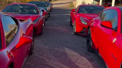 Ferrari get together in Italy