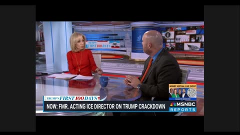 Listen To This Question From MSNBC's Andrea Mitchell To Former Acting ICE Director