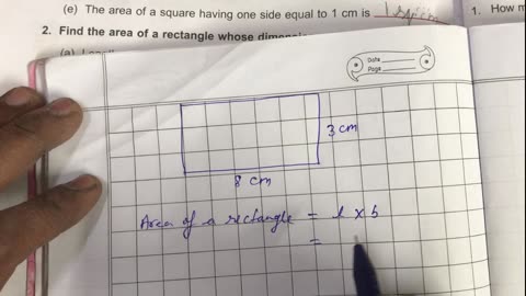 Find Area of a Rectangle | Math class 4