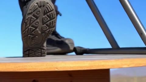 LEVI EXTREME IRONING ON TOP OF A CACTUS!