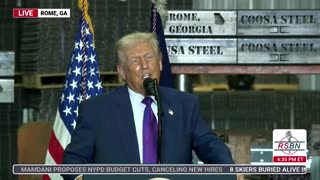 WATCH: President Trump Takes the Stage in Rome, GA to Raucous Applause - 02/19/26