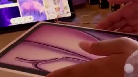 Viral: NEW iPad Air 2024✨"purple" ipad air M2 unboxing |Raicha's_Creation