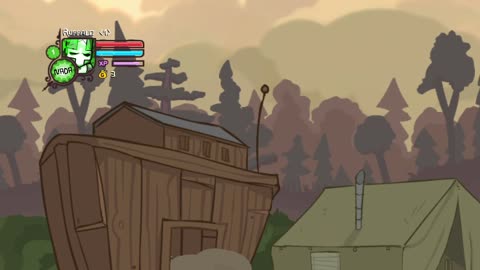 Castle Crashers Demo - gameplay Hack n slash Medieval fantasy Beat em up