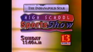 January 28, 2000 - WTHR Promo for 'Indianapolis Star Sports Show' & Riley Hospital Bumper