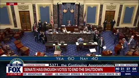 BREAKING: Senate passes funding bill to end shutdown, moves to House