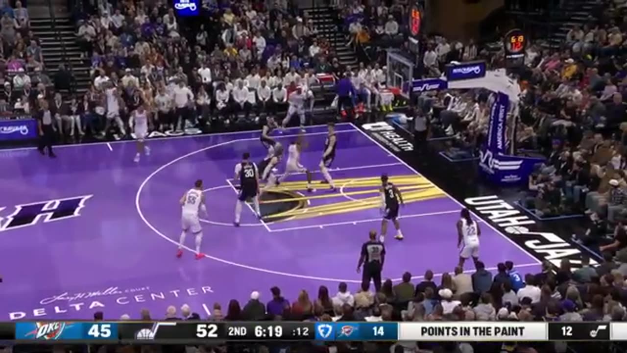 Utah Jazz vs Oklahoma City thunder game highlights