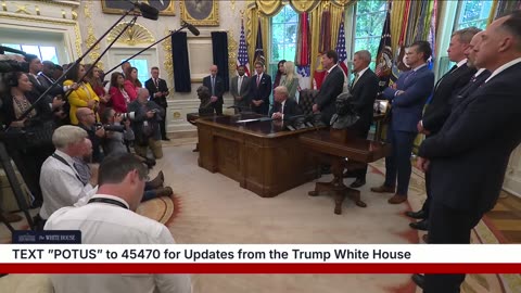 President Trump Signs a Presidential Memorandum, Sep. 15, 2025