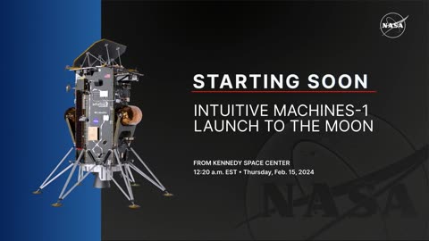 Intuitive Machines-1 Launch to the Moon (Official NASA Broadcast)