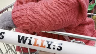Grocery Shopping with Mommy — Baby Kayla in the Cart 🛒🥔