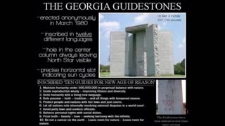 I 10 comandamenti psicopatici e satanici del Nuovo Ordine Mondiale DOCUMENTARIO Le Georgia Guidestones furono distrutte nel luglio del 2022 ma c'erano scritti 10 comandamenti incisi nella roccia in 8 lingue diverse,furono vandalizzate varie volte