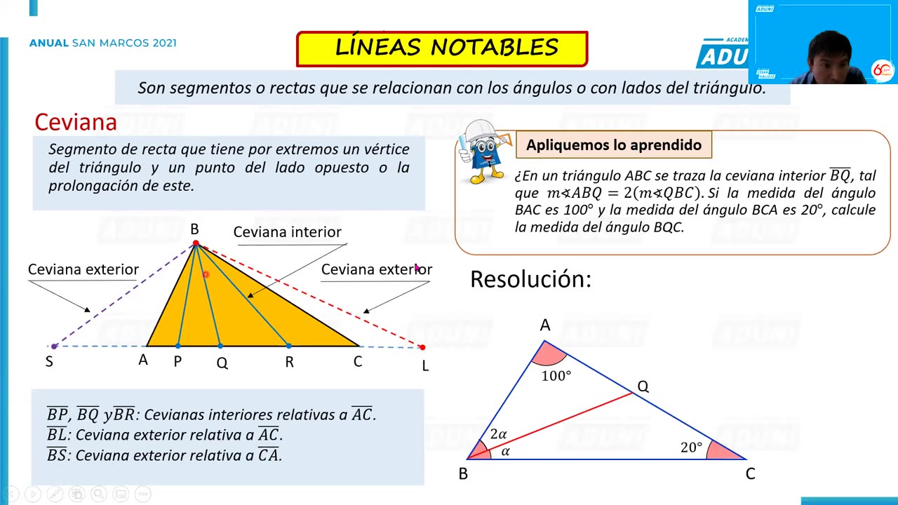 ANUAL ADUNI 2021 | Semana 06 | Geometría