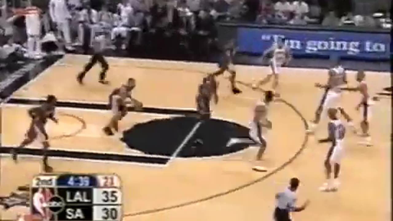 Lakers vs Spurs (13 de Mayo, 2004) con Andrés Montes y Daimiel PLAYOFFS 5° GAME