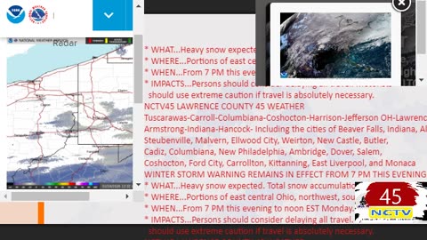 NCTV45 LAWRENCE COUNTY 45 WEATHER UPDATE 8:40 AM SAT JAN 24 2026