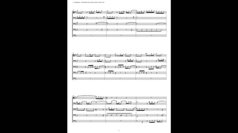 J.S. Bach - Well-Tempered Clavier: Part 2 - Fugue 16 (Trombone Quintet)