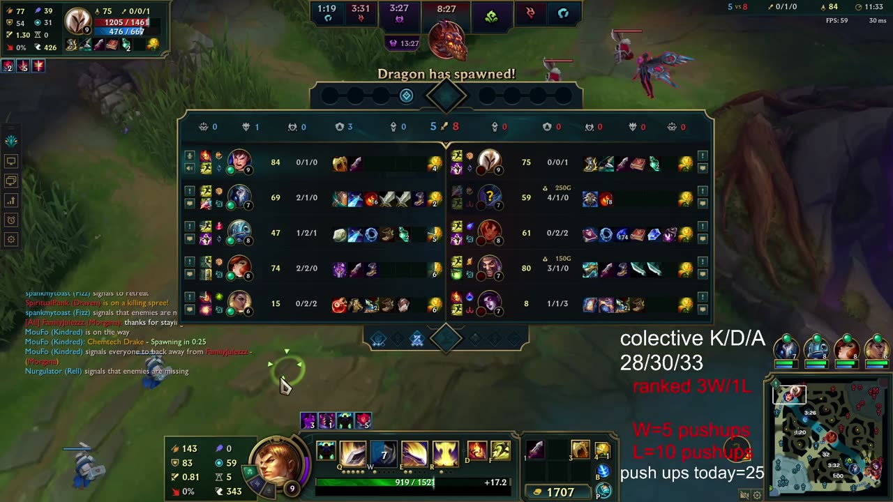league of legend no comment
