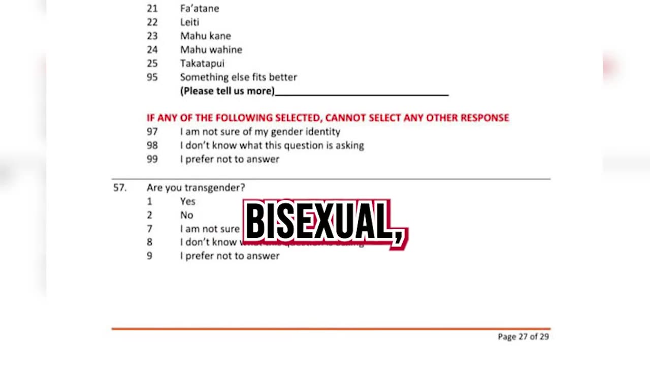 🚨 Oregon Health Authority sends out questionnaires to SIXTH graders asking their