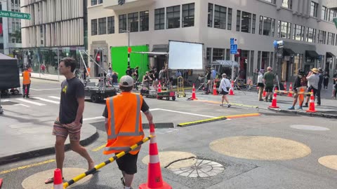 Film Crew on Shortland Street