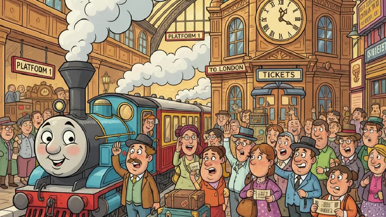 Train Station Puzzle Challenge 🚂 | Spot the Hidden Differences