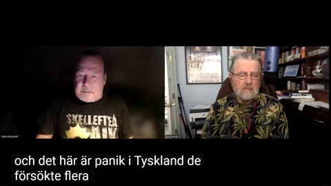 # 1358 - Bergmark intervjuar Larry C Johnsson om fredssamtal. SVENSKTEXTAD