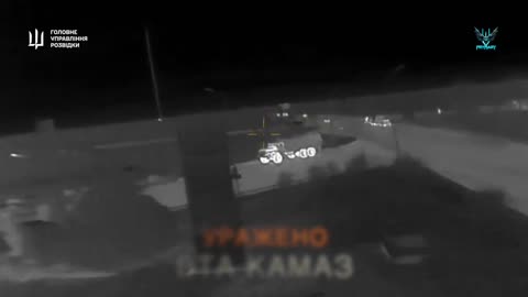 Attack Drones Shredding Russian Radar Operators As Anti-Aircraft Missiles Firing in the Background