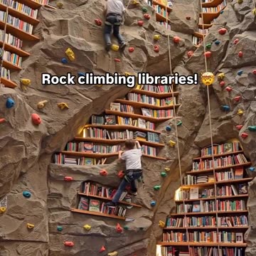 Rock Climbing Libraries 😳😮