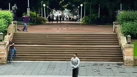 🤯🔥 Massive Kickflip in Hyde Park! Skateboarding Tricks | SkateNation