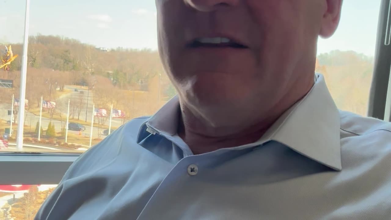 Look at these Spectacular American flags in the background.