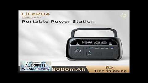 600W 500W Power Station for Camping Hiking Fishing outdoor adventures Backup UPS Review