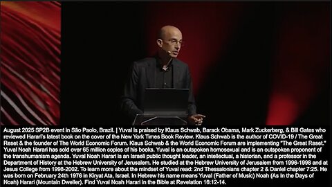 Artificial Intelligence | "Very Soon AI Will Invent New Military Strategies, New Kinds of Money & Even New Kinds of Ideologies & Religions. AI Can Lie, Manipulate & Adopt Goals & Strategies." - Yuval Noah Harari (August 2025)