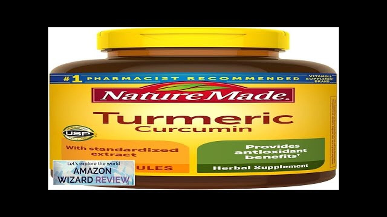 Nature Made Turmeric Curcumin 500 mg Herbal Supplement for Antioxidant Support 120 Review