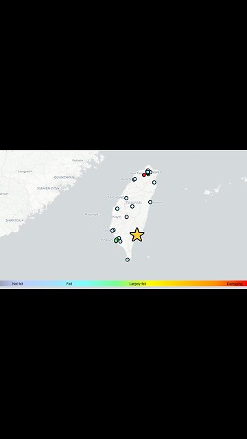 Magnitude 6.1 earthquake shakes southeast Taiwan, no immediate reports of damage