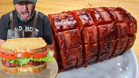 Monster Smoked Bologna Sandwich