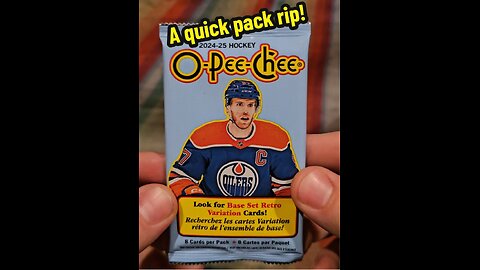A 2024-25 O-Pee-Chee pack rip!