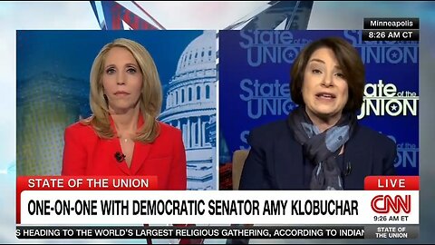 Sen Amy Klobuchar Blames A Possible Govt Shutdown On GOP