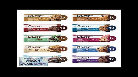 Quest Nutrition Ultimate Variety Pack Protein Bars High Protein Low Carb Gluten Review