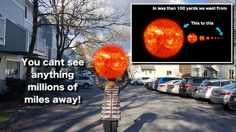[Jul 10, 2017] Question: How do we see the sun the size that we see it. #FlatEarth
