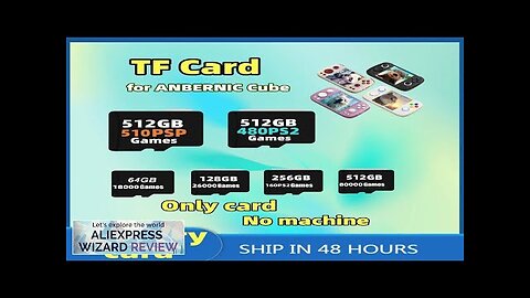 TF Card FOR ANBERNIC RG Cube Portable Handheld Game Memory Card SD Review