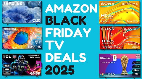25 INSANE Amazon Black Friday TV Deals 2025!