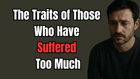 7 Traits of Those Who Have Suffered Too Much