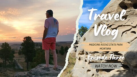 Vlog : We found a hidden gem! Beautiful Medicine Rocks State Park, Montana #travelvlog