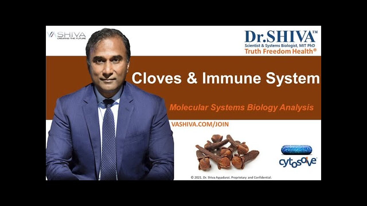 Dr.SHIVA™: Cloves on Immune Health @CytoSolve® Systems Analysis(4/21)